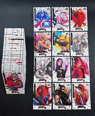 2023 Upper Deck Marvel Anime Vol. 2 - Complete 100 Card Base Set - Pack Fresh! - Image 1 of 4