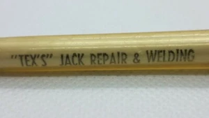 Bolígrafo Tex's Jack Repair & Welding Pierre South Dakota años 50-60 - Imagen 1 de 6