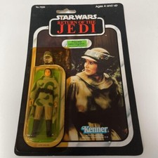 Old Kenner Star Wars PRINCESS LEIA ORGANA in COMBAT PONCHO Return of Jedi Figure