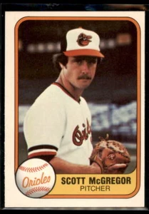 1981 Fleer Scott McGregor #174 Baltimore Orioles - Picture 1 of 2