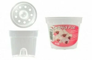 5x Kulturtopf Orchideen transparent Blumentopf Topf 9cm Orchideentopf Pflanztopf - Bild 1 von 1