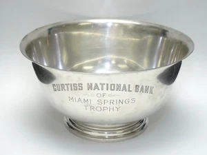 HUGE PAUL REVERE REPRODUCTION INTERNATIONAL STERLING  D264 PUNCH BOWL 14" 66 OzT - Picture 1 of 12