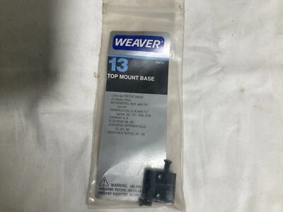 Weaver Mount 13 - Top Mount Base Rail - Front Base Mossberg Rem Winchester - USA - Image 1 of 4