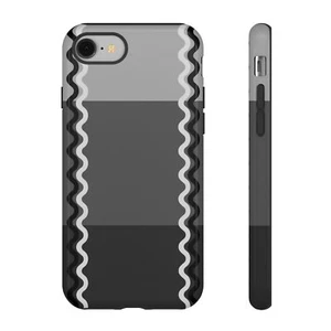 Gray Colorblock - Tough Phone Case for Iphone, Samsung Galaxy, Google Pixel - Picture 1 of 285