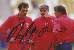 CROATIA & WEST HAM: SLAVEN BILIC & NIKOLA JURCEVIC SIGNED 6x4 ACTION PHOTO+COA - Picture 1 of 1