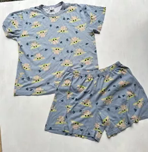 HANNA ANDERSSON BABY YODA THE CHILD FROG ADULT XL UNISEX SHORT JOHN PAJAMAS - Picture 1 of 10