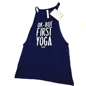 Lorna Jane Top Yoga Womens Size XS Blue Sleeveless Round Neck Tank BNWT - Picture 1 of 24
