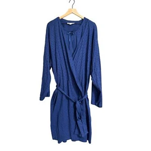 Dreams Co. Navy Blue Eyelet Lace Nightgown and Robe 1-2X - Picture 1 of 8