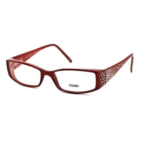 FENDI WOMEN'S F817 604 RED STAR RECTANGULAR EYEGLASSES FRAMES 51 x 16 x 135 - Picture 1 of 4