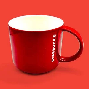 Starbucks 2012 red bone china mug with white logo 4 oz replacement mug - Picture 1 of 8