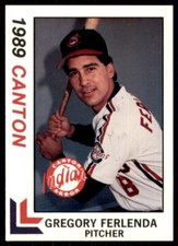 1989 Best Canton-Akron Indians Gregory Ferlenda Canton-Akron Indians #14