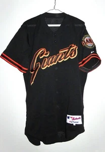 Maglia Majestic Authentic Team Issued Batting Practice San Francisco Giants 42 - Foto 1 di 3