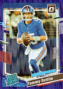 2023 Panini Donruss Optic Rated Rookie "Tommy DeVito" #280 Purple Shock Prizm... - Picture 1 of 1