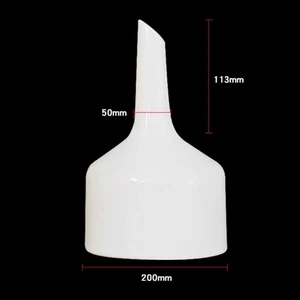 200mm Buchner Ceramic Porous Filter Funnel School Teaching Laboratory Use - Picture 1 of 1