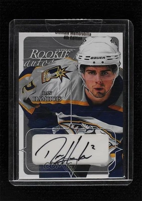 2003 ITG Ultimate Memorabilia 4th Edition /100 Dan Hamhuis #120 Rookie Auto RC - Image 1 of 2