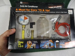 New NIB Interdynamics R12 Refrigerant Test Charging Kit Tap Hose Pressure Gauge - Picture 1 of 10