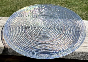 Anchor Hocking Soreno Aurora Iridescent Glass Snack Plates Only, 10", Set of 4 - Picture 1 of 9