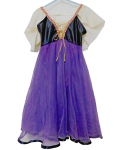 Costume Princess Dress Girls 8 Tutu Tulle Purple Black Curtain Call Vintage USA - Picture 1 of 7