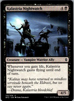 Magic | BFZ | Kalastria Nightwatch | 115 | Normal | LP - Image 1 of 2