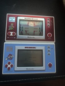 Nintendo Game & Watch Super Mario Bros 1988 Handheld & Mario&rsquo;s Cement Factory