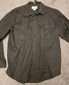 Filson Lightweight Alaskan Guide Shirt Olive Green 4oz Cotton Twill Work - Picture 1 of 5