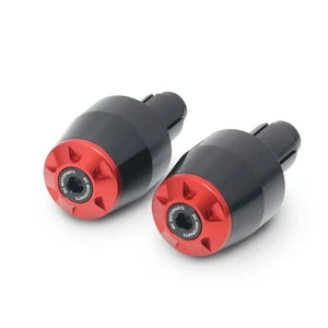 Motorcycle CNC Storm Bar Ends Red For Aprilia Dorsoduro 900 17 18 19 - Picture 1 of 7