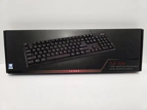 iHome Keyboard IH-K1000B Compact USB Black Wired Desktop Keyboard Corded - Picture 1 of 5