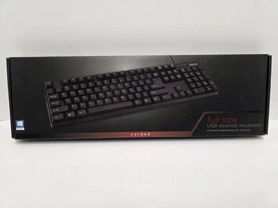 iHome Keyboard IH-K1000B Compact USB Black Wired Desktop Keyboard Corded - Image 1 of 4