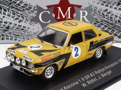 MODELLINO AUTO STATICO CMR OPEL ASCONA RALLY ACROPOLIS 1975 ROHRL SCALA 1/43 - Immagine 1 di 4