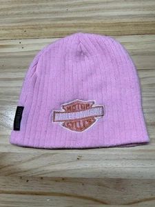 Harley-Davidson Logo Pink Kids warm hat - Picture 1 of 1