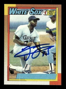 Frank Thomas Signed 1990 Topps #414a No Name RP w/ BAS WITNESSED AUTO - Picture 1 of 2