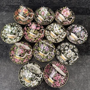 Royal Albert Provincial Flowers 12 cups & saucersFULL SET VGC - Picture 1 of 24