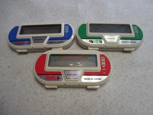 NINTENDO GAME & WATCH MICRO VS SYSTEM BOXING & DONKEY KONG HOCKEY 3 COMPLETE SET - Picture 1 of 6