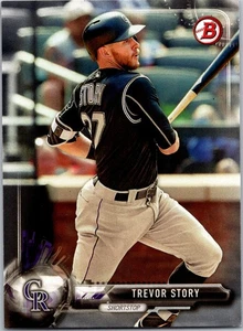Trevor Story #5 - - 2017 Bowman - Colorado Rockies - Picture 1 of 2