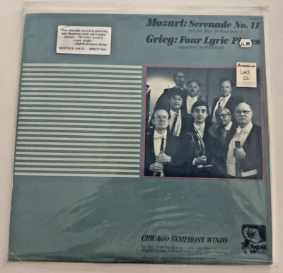 Mozart Serenade No.11 Chicago Symphony Winds ~ Sheffield Lab ~ Sealed NM Beauty! - Image 1 of 2