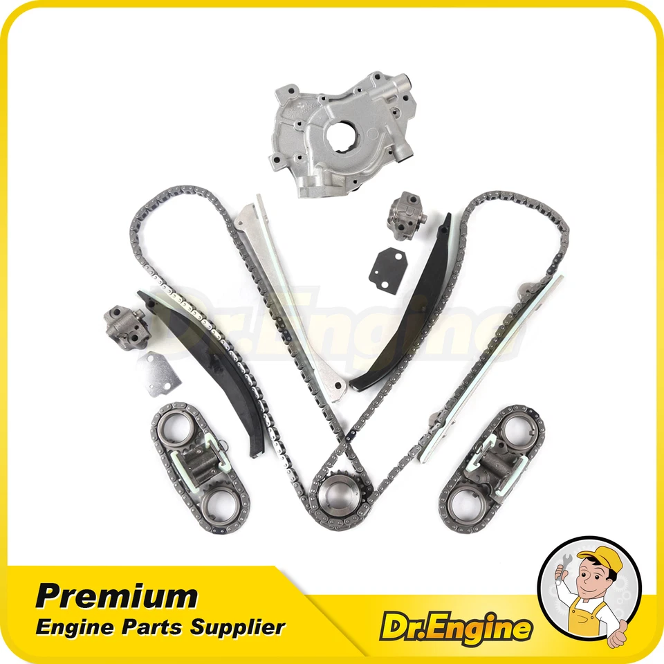 Kit de cadena de distribución bomba de aceite 21 mm entrada ajuste 99-04 Lincoln Navigator 5,4 L Foto 1 de 4