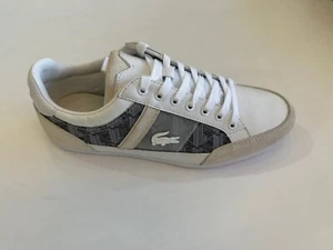 Lacoste Men's Ortholite Chaymon JQ White / Grey SNEAKERS - Picture 1 of 5