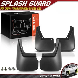 For Chevrolet Tahoe 2015-2020 SUV Front & Rear 4pcs Mud Flaps Mud Splash Guards - Picture 1 of 8