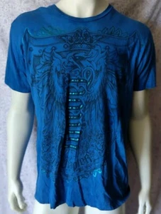 NWOT !! Red Chapter Ambigram "Family" & "Forever" Men's T-shirt Size Large - Picture 1 of 4