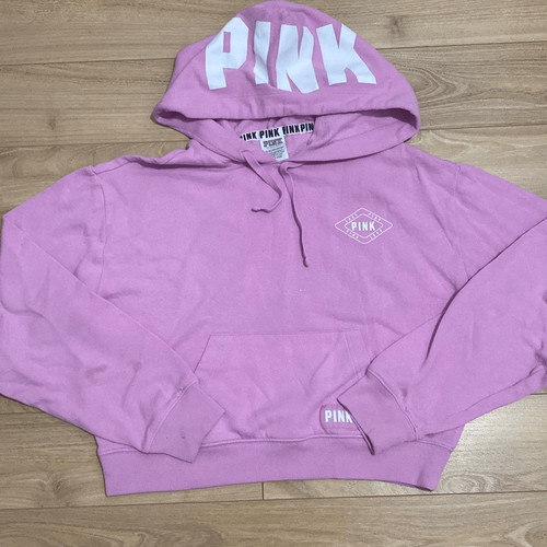 UNDERCOVER Felpa con cappuccio rosa ritagliata Victoria's Secret taglia XS