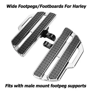 Trittbretter Für Harley Sportster XL883 XL1200 Dyna Softail Night Rod Floorboard - Bild 1 von 20