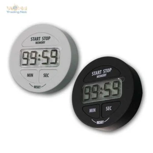 Digitaler Timer, Kurzzeitwecker Kurzzeitmesser Countdown Küchentimer mit Magnet - Bild 1 von 6
