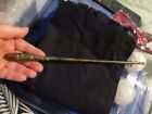 Gold Green & Brown Fabric-Harden Wrapped Wooden Wand Decoration #8