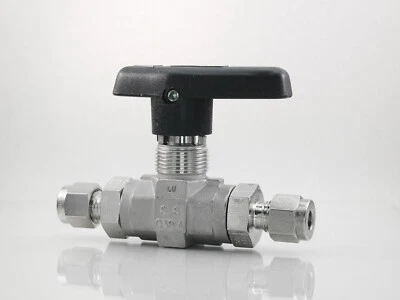 PARKER 4A-B6LJ2-SSP 316 VÁLVULA DE BOLA DE ACERO INOXIDABLE EN LÍNEA 1/4" A-Lok Compresión Foto 1 de 3