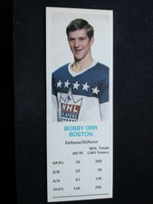 1970-71 Dad's Cookies Hockey Card # Bobby Orr (HOF) - Boston Bruins (NM)