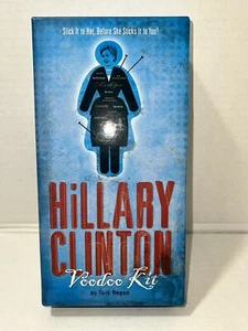 Hillary Rodham Clinton Voodoo Doll Kit Doll Book Pins NEW IN BOX FUNNY GAG GIFT - Picture 1 of 4