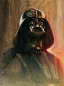 Quadro Belle Arti Giclée Star Wars Maestro Anakin Skywalker Sith Lord Darth Vader - Foto 1 di 5