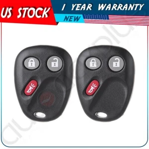 2 Remote Car Key Fob for GMC Yukon Chevrolet Avalanche 2003 2004 2005 2006 - Picture 1 of 8