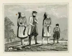 desconocido - campesinos de Altenburgische. - o.J., grabado - Imagen 1 de 2