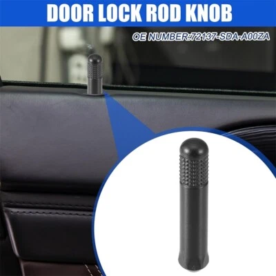 1 x perilla de bloqueo de puerta de coche 72137-SDA-A00ZA apta para Honda para Accord 2003-2007 negra Foto 1 de 4